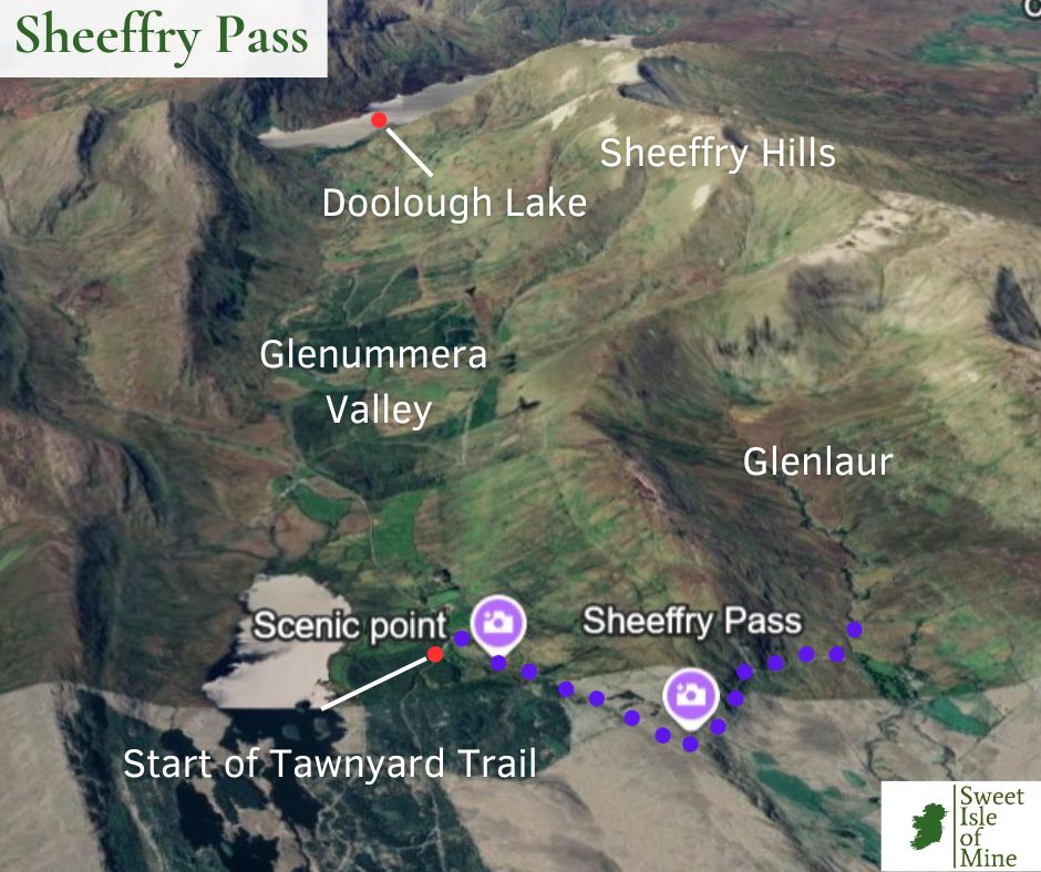 Sheeffry Pass Map