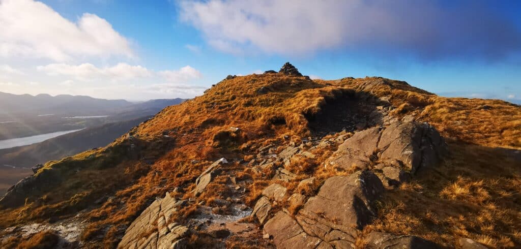 summit of Ben Creggan